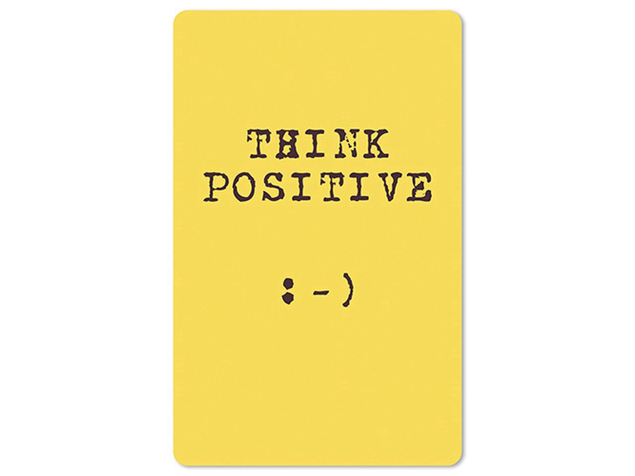 Cartolina Lunacard - Think positive