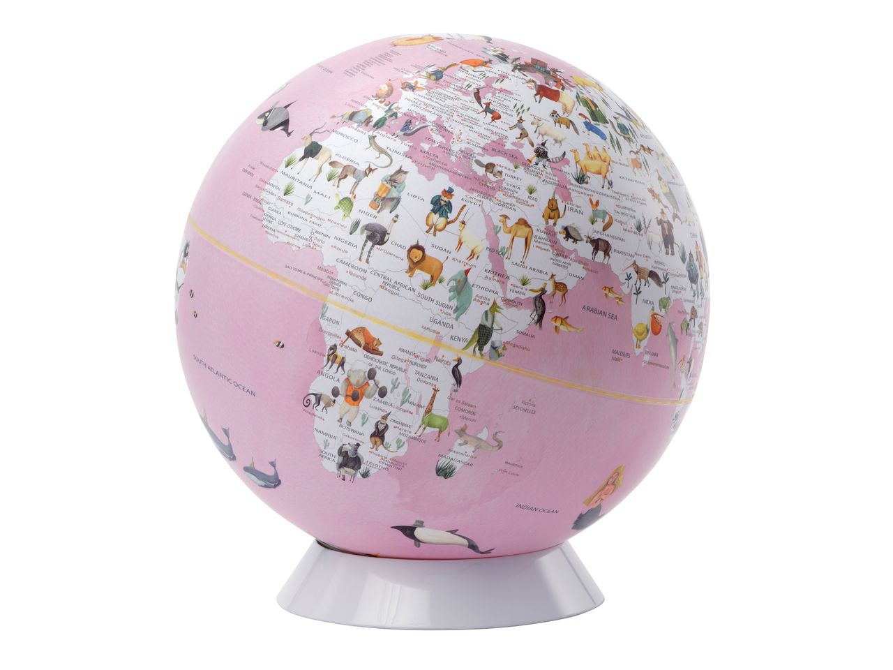 Mappamondo WILDLIFE WORLD PINK (SE01010)