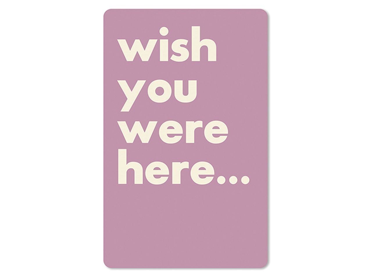 Cartolina Lunacard - Wish you were here ..