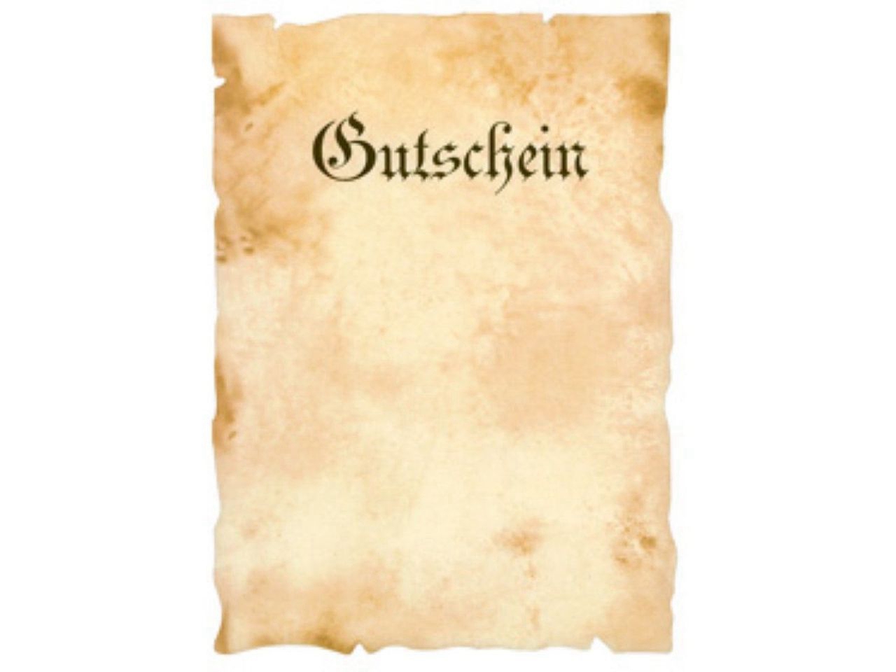 Carta da lettera Gutschein, 170g/m².