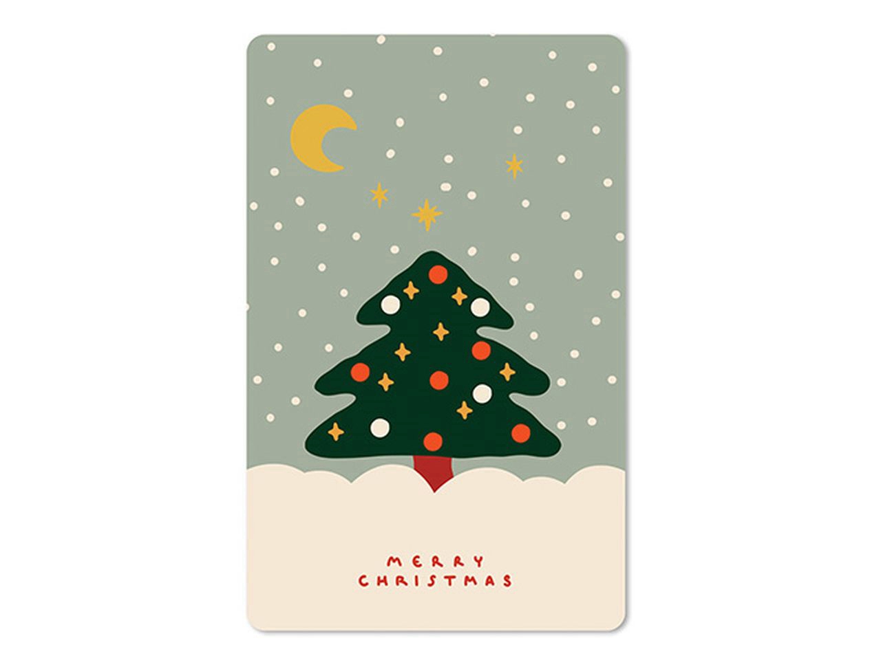 Cartolina Lunacard *Merry Christmas
