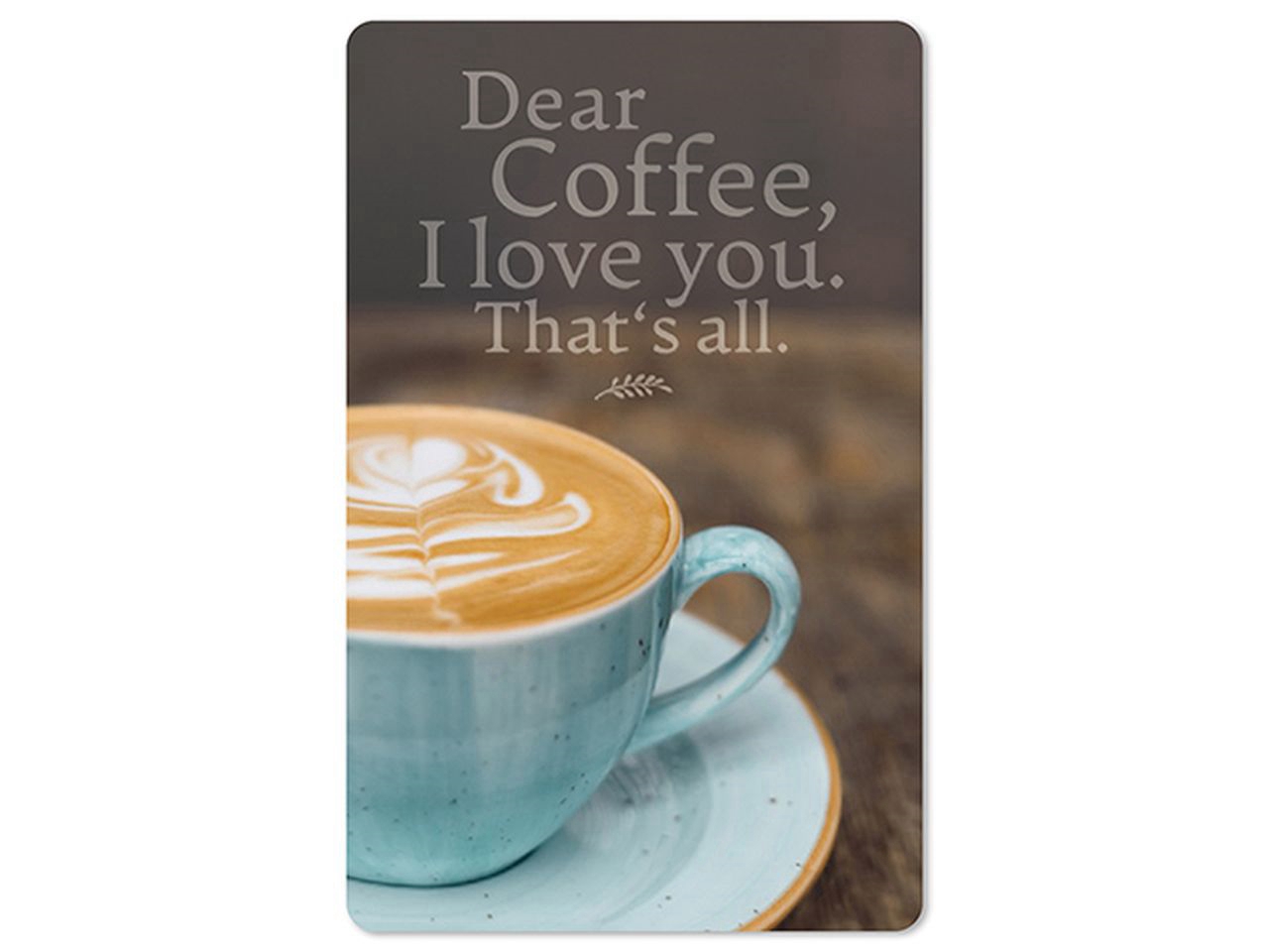 Cartolina Lunacard - Dear coffee