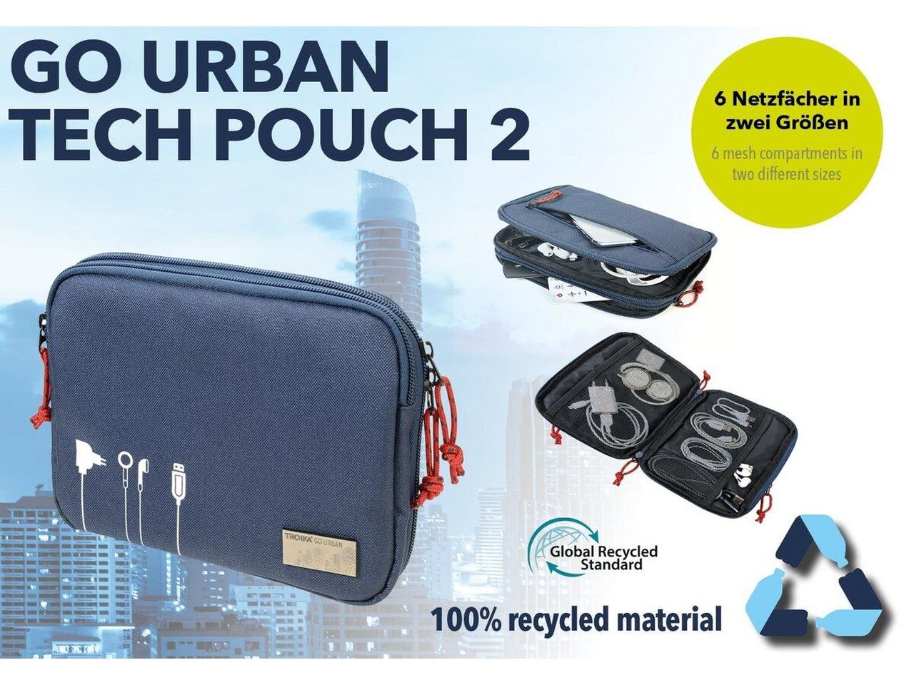 Borsa accessori elettronici Go Urban Tech Pouch 2