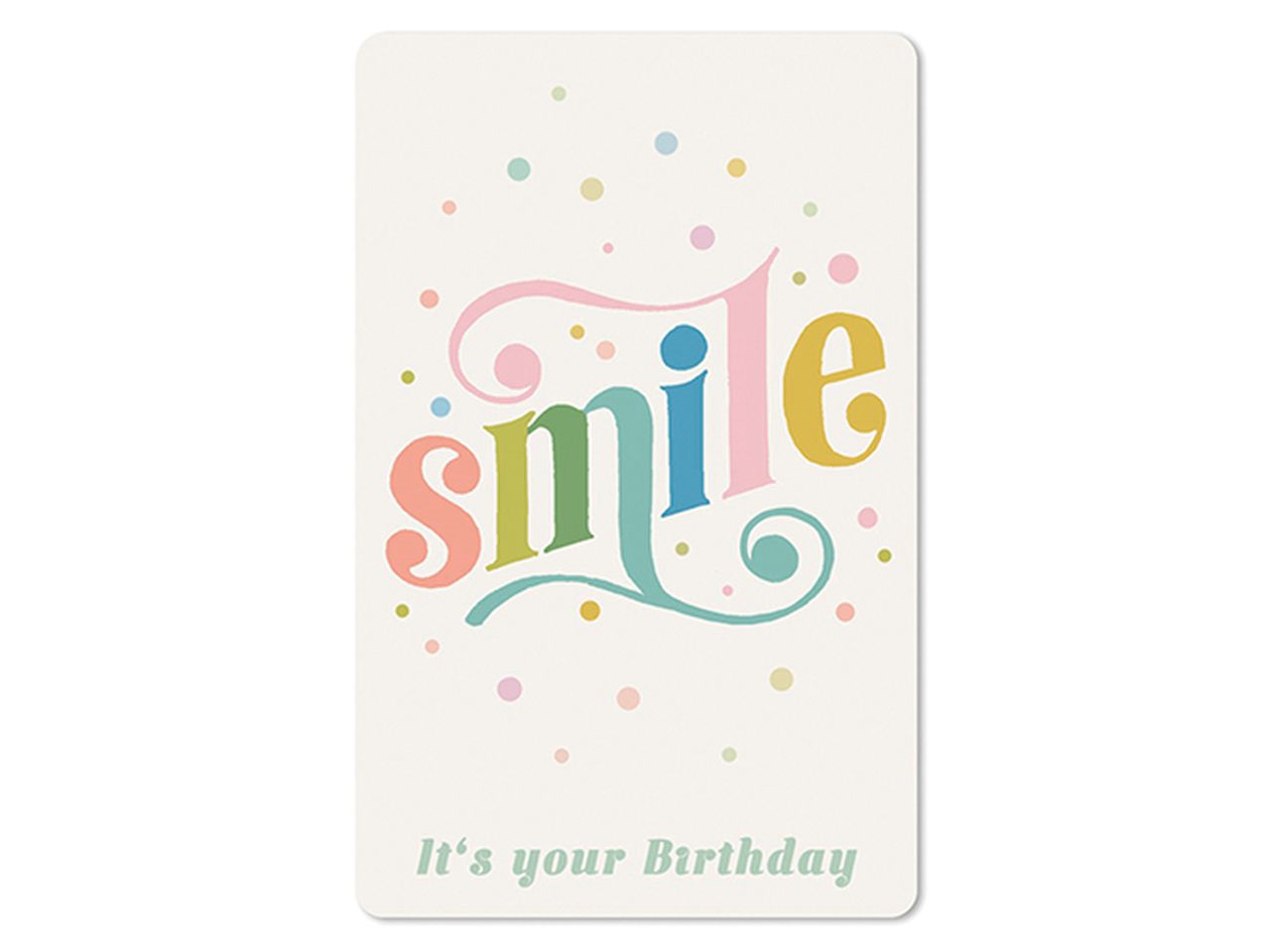 Cartolina Lunacard - Smile It's your birthday