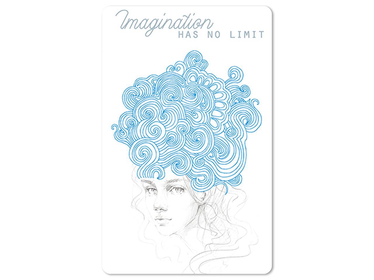 Cartolina Lunacard - Imagination