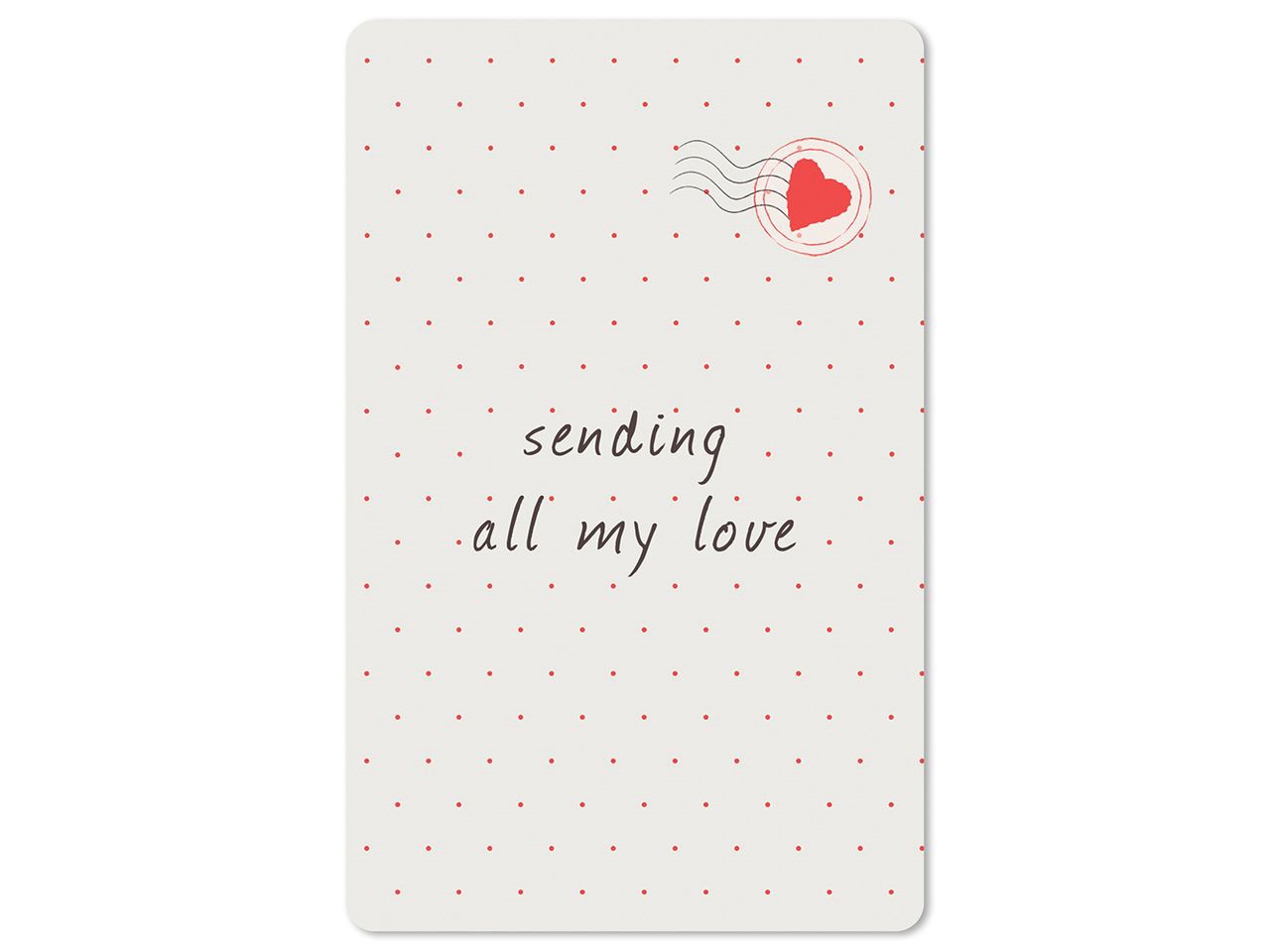 Cartolina Lunacard - sending all my love