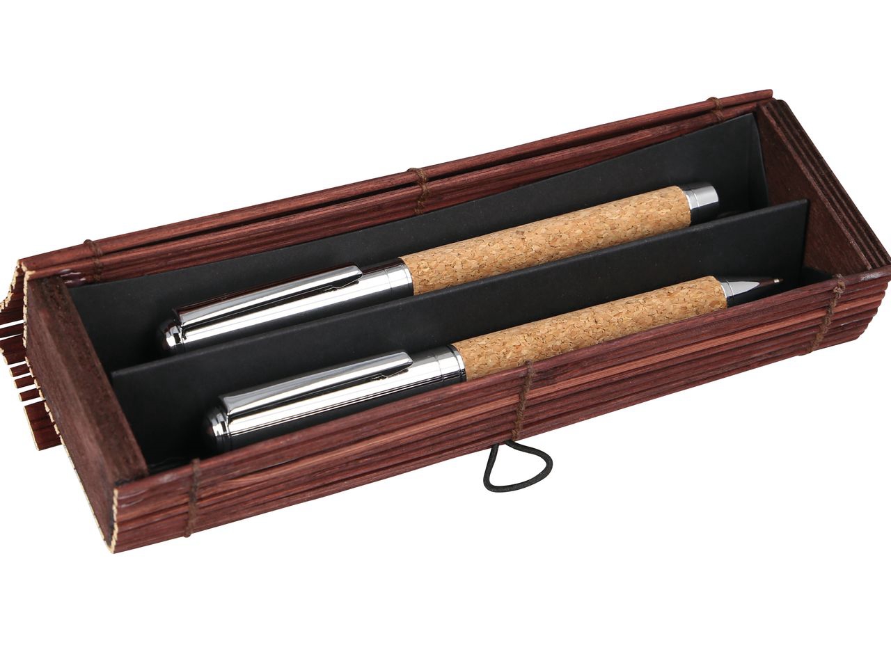 Set Sfera + Roller Cork Pen in astuccio bamboo