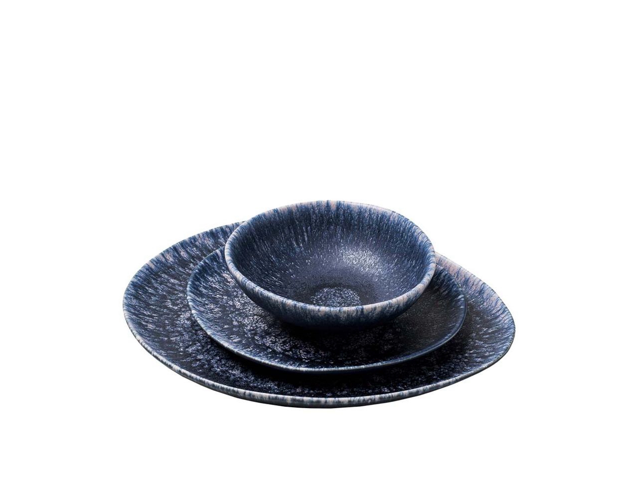 Set piatto-ciotola in ceramica - Leonid