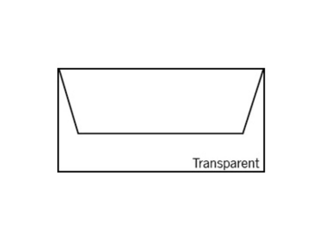 Busta trasparente, 100g/m², cf.50pz