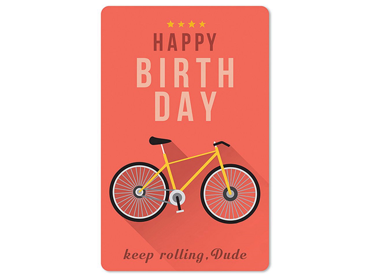Cartolina Lunacard - Birthday Bike