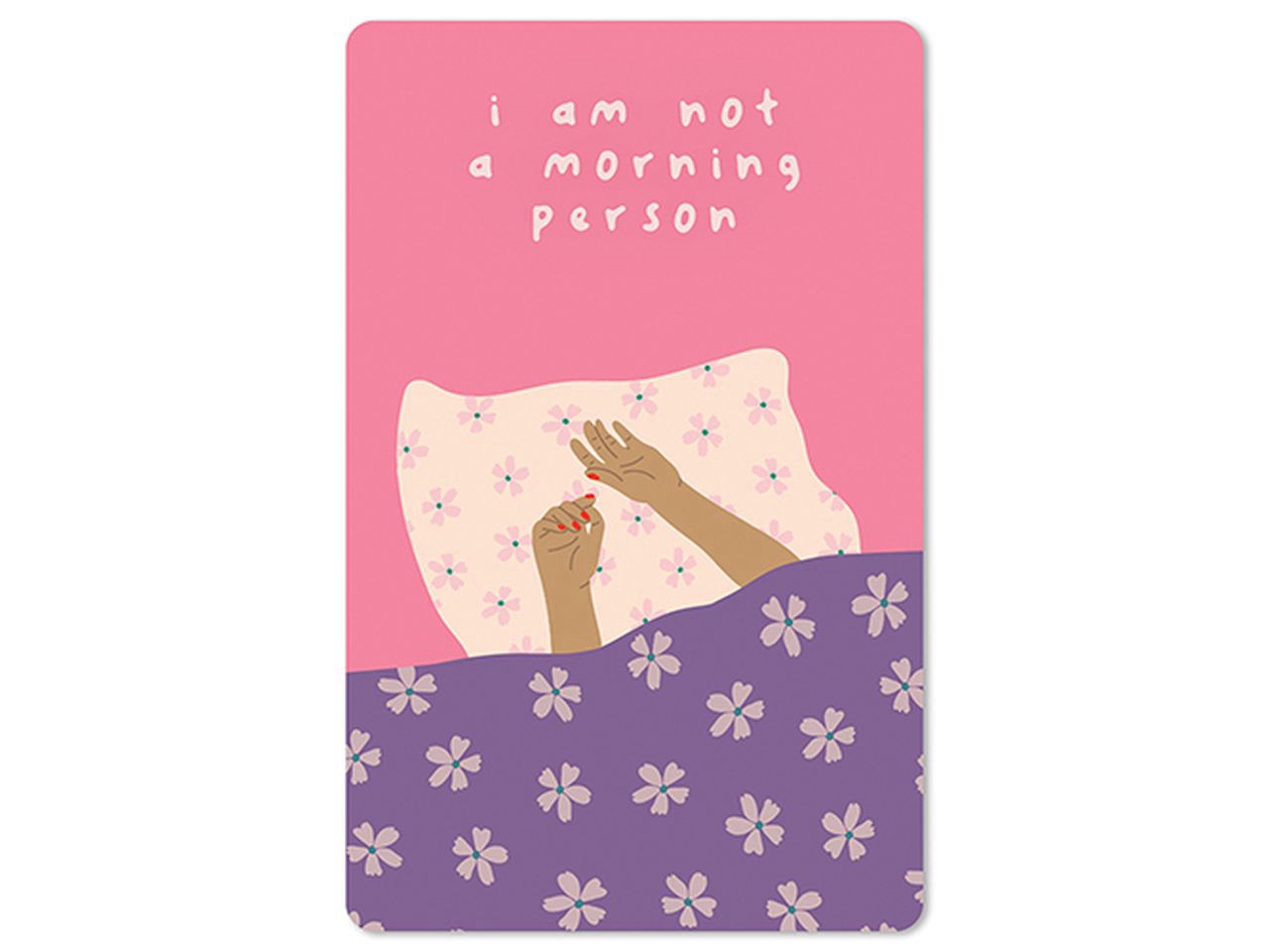 Cartolina Lunacard - i am not a morning person