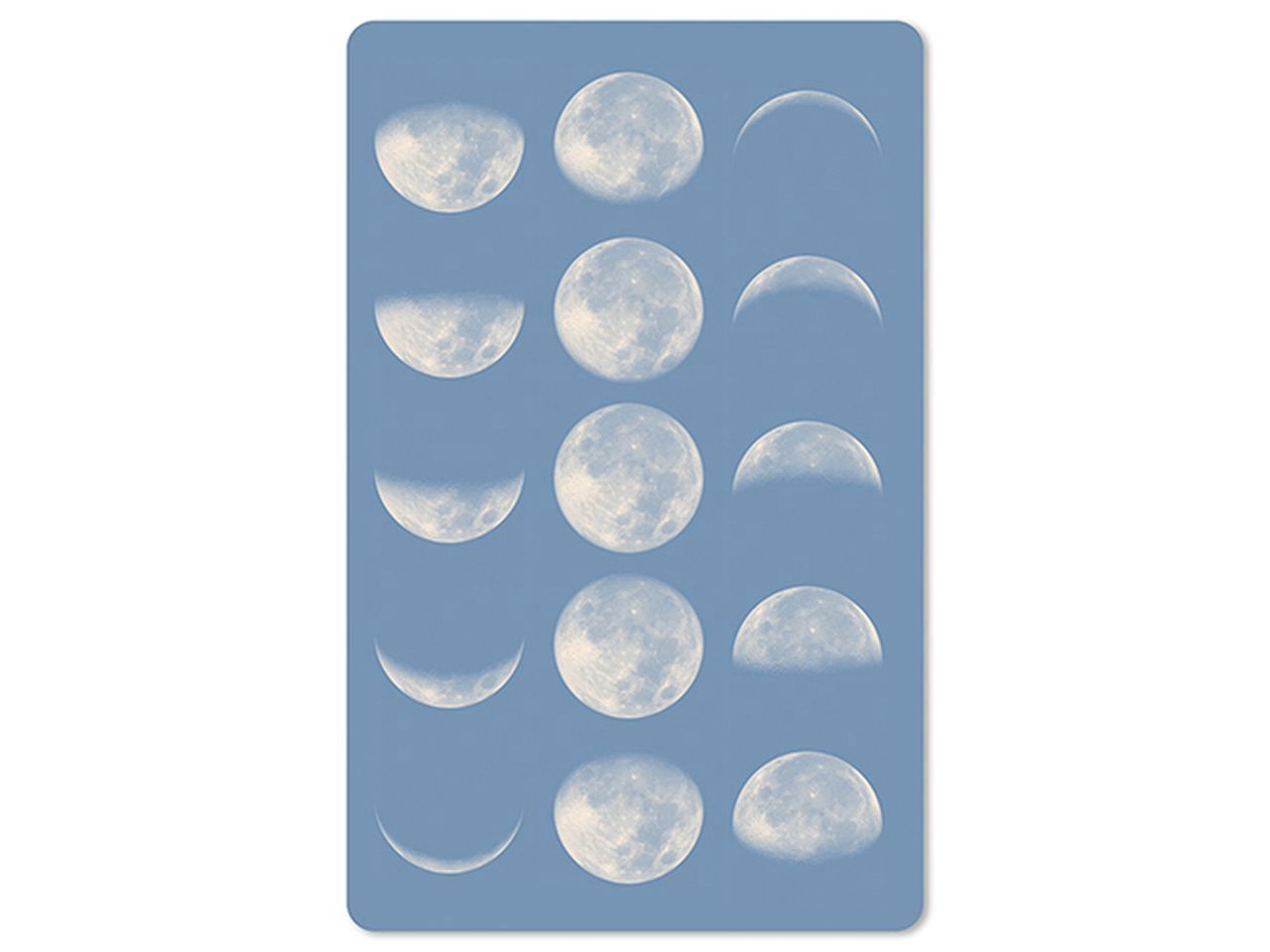 Cartolina Lunacard - Blue Moon phases