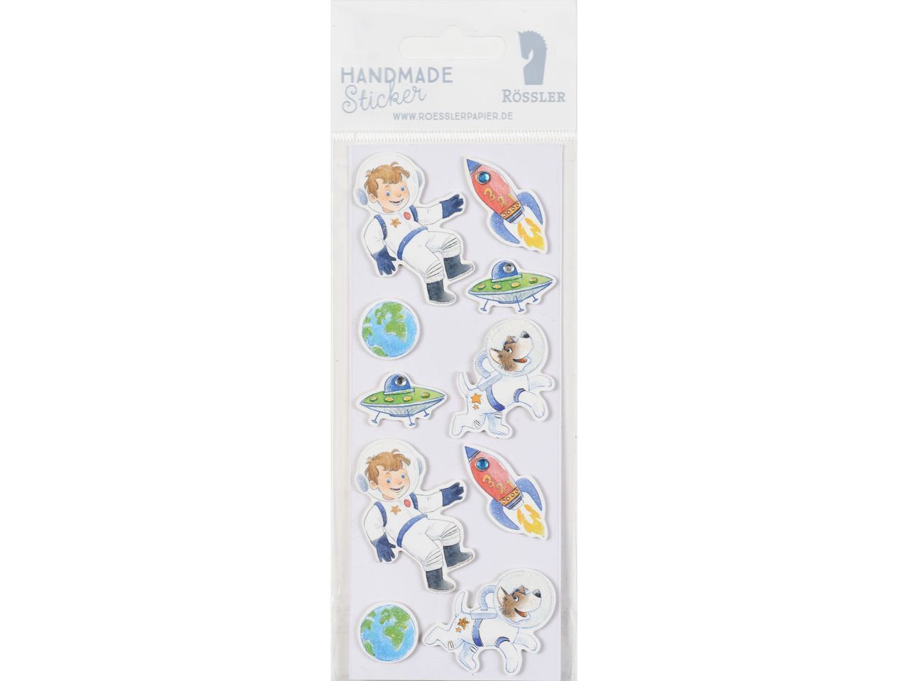 Handmade Sticker Astronaut