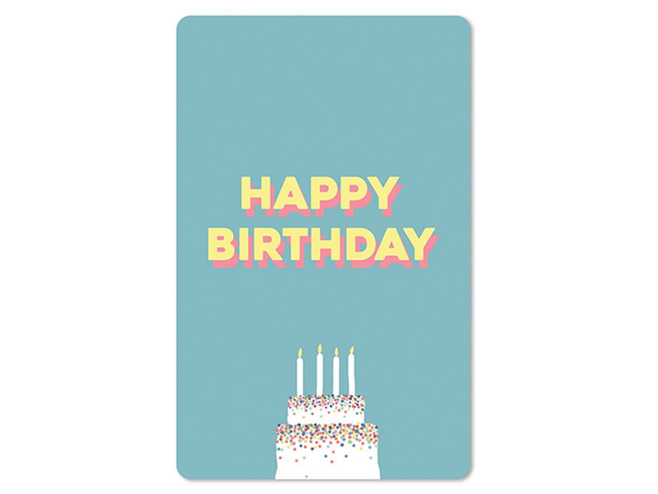 Cartolina Lunacard -*Torte Happy Birthday