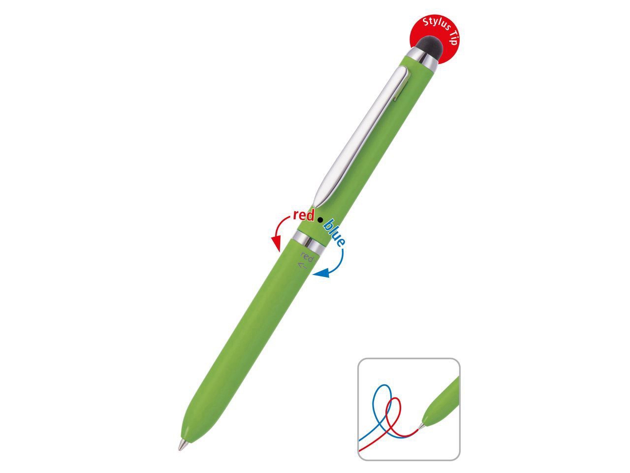 Sfera 3in1 Multi Touch Pen Green