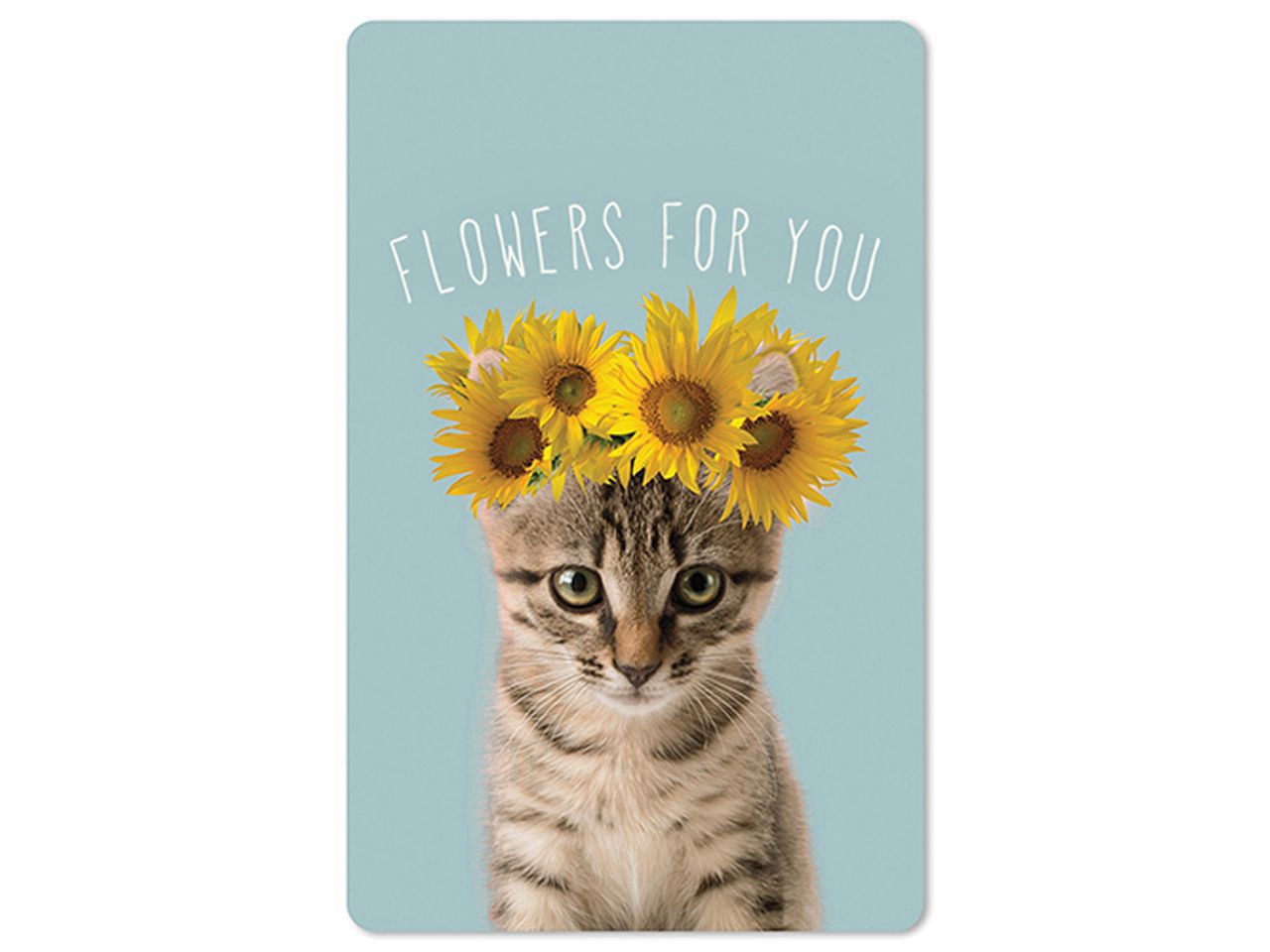 Cartolina Lunacard - Sunflower cat
