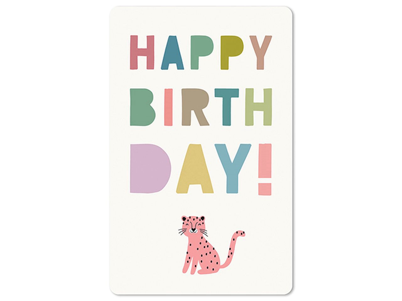 Cartolina Lunacard - Birthday Panther