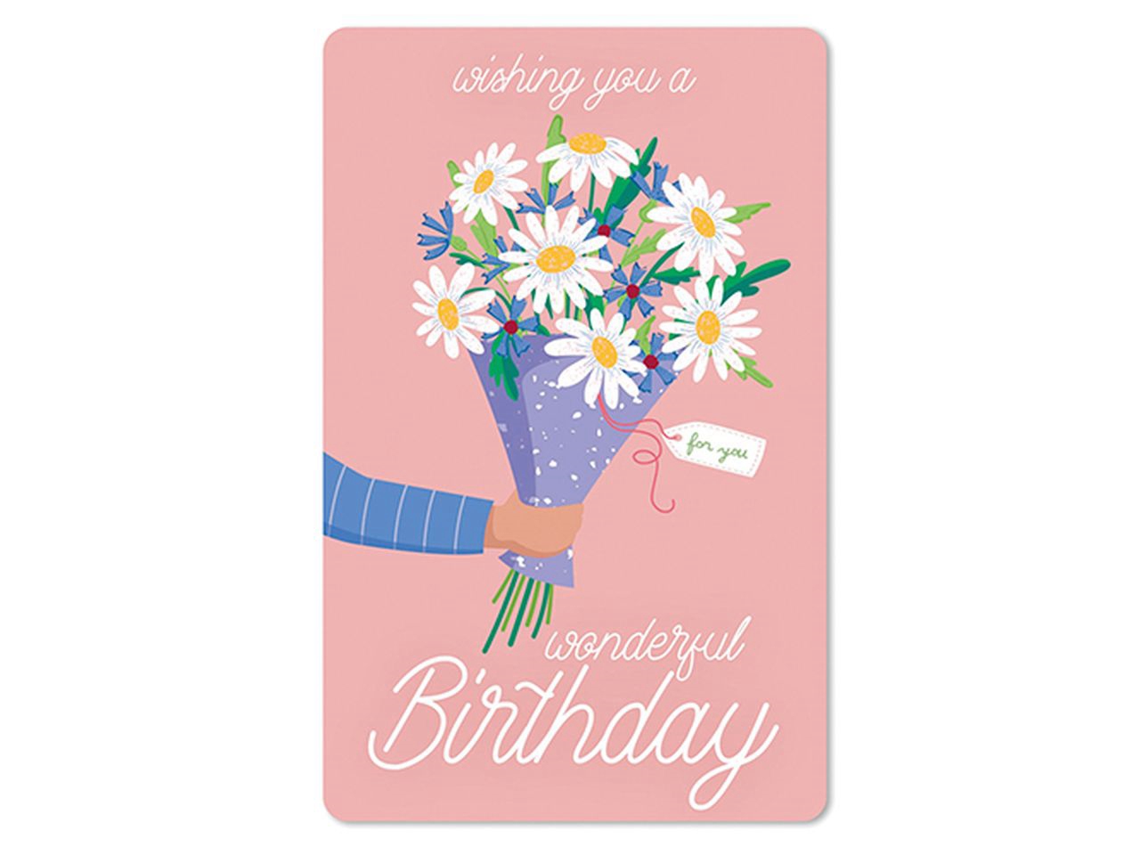 Cartolina Lunacard - Wishing you a wonderful birthday
