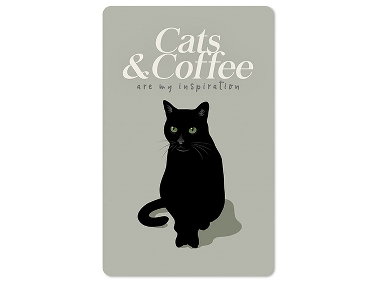 Cartolina Lunacard - Cats and coffee